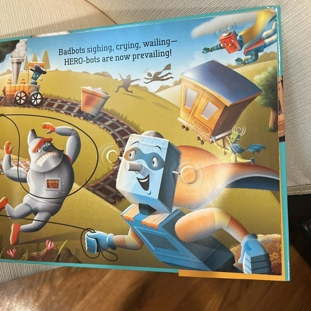 Trainbots Hardcover Children's Book by Miranda Paul